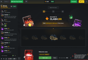 Clash.gg free case opening