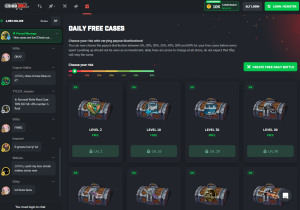 Csgoroll daily free case